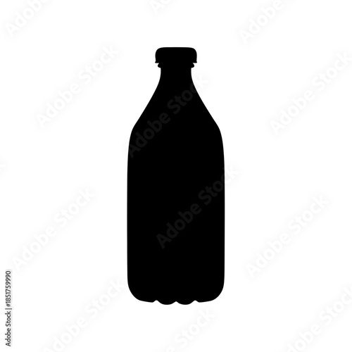 Simple black bottle