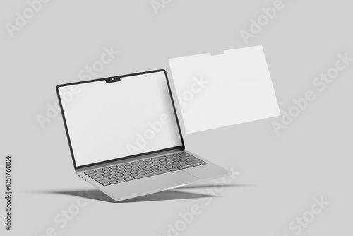 Laptop Screen Website blank