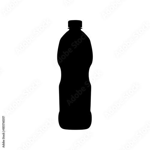Empty plastic bottle
