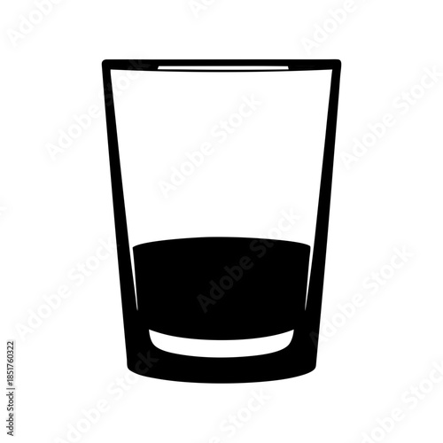 A full glass of water