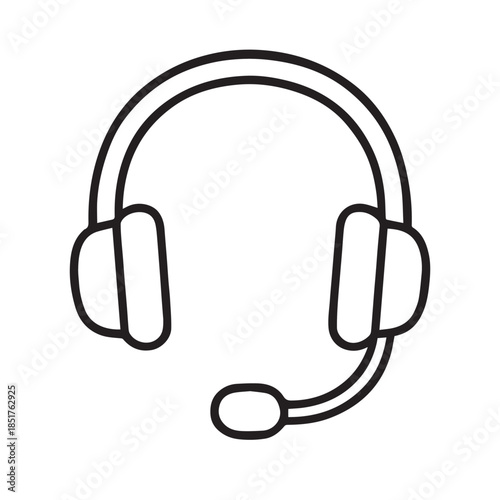 headset Silhouettes. eps
