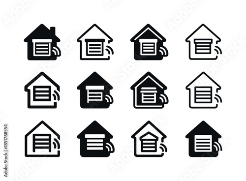 Smart Home Icons. smart home automation. Icon set. Set Logo of s