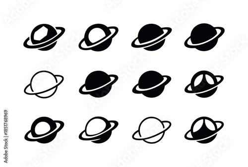 Space Exploration Icons. space exploration. Icon set. Set Logo o