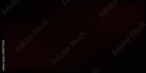 abstract hexagon dark red background.eps 10