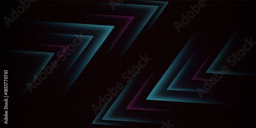 abstract hexagon dark red background.eps 10