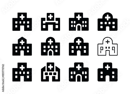 Checkup Icon Variations. The importance of regular checkups. Ico