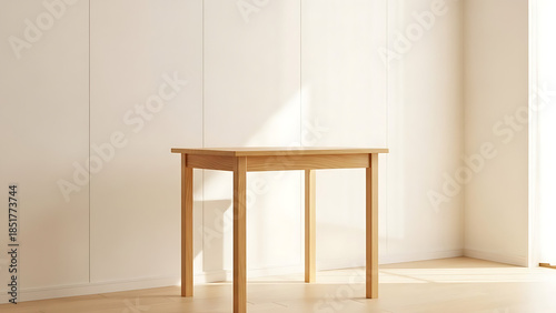Minimalist Wooden Table