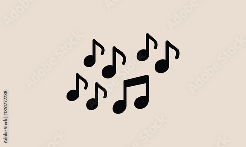 Musical notes icon symbolizing music and sound
