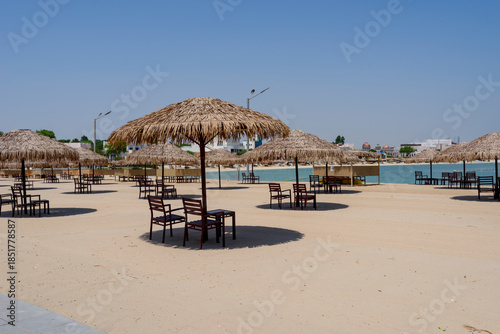 Katara Beach in Qatar, The Middle East