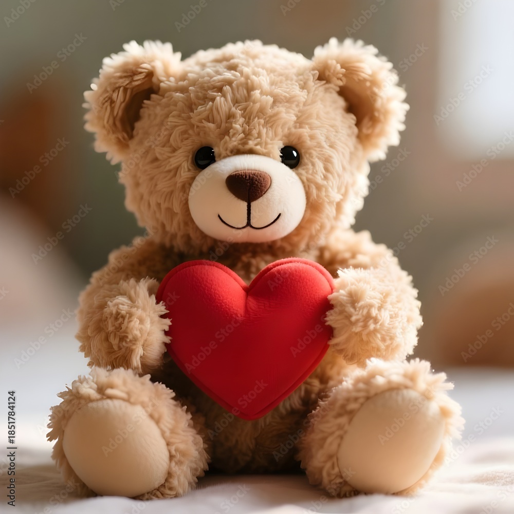 Obraz premium Teddy Bear, A Heartfelt Gift of Love