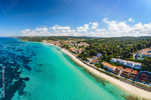 Siviri beach in Chalkidiki, Greece