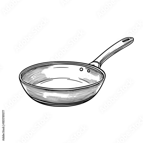 Black White Sketch Culinary Journey | Clean, isolated vector art for creative projects.