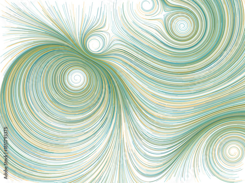 Magnetic Field - Arctic Aurora Borealis Isolated Object