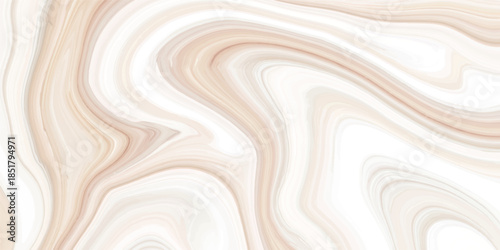 Abstract background vector illustration of smooth flowing liquid silk with a gold metal swirl and soft cream satin fabric texture in a shiny wave pattern