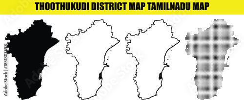 Thoothukudi DistrictMapTamilnaduMap