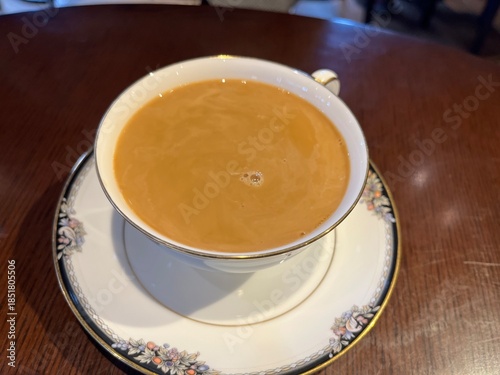 ミルクの入ったコーヒー