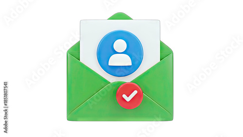 Free Download Email Confirmation with User Icon and Checkmark - GFXLoad