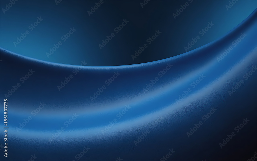 Obraz premium A sleek digital background featuring a smooth gradient that transitions from deep navy blue at the top to rich midnight blue at the bottom. The surface has a subtle film grain texture that adds depth 