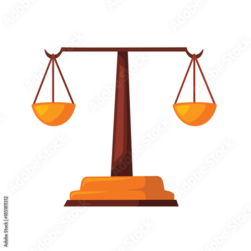Justice scales icon, justice scales vector illustration, balance scale of justice vector, legal scales clipart, law clip art, laws clip art
