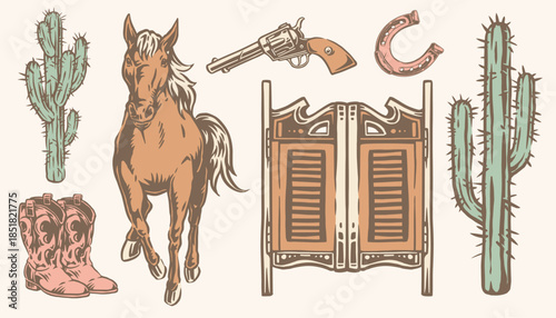 Western horse art