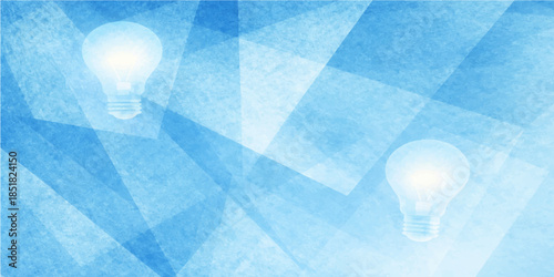 A human hand holds a glowing 3D light bulb against a blue background to symbolize a global business concept of digital energy and communication technology for the planet