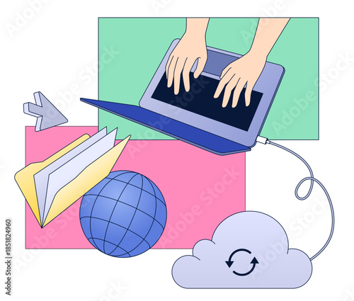 Working online and using cloud services