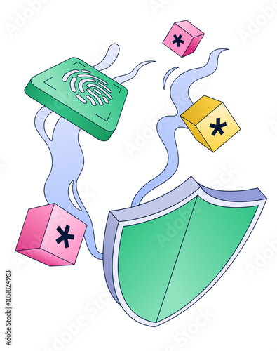 Password and fingerprint data protection