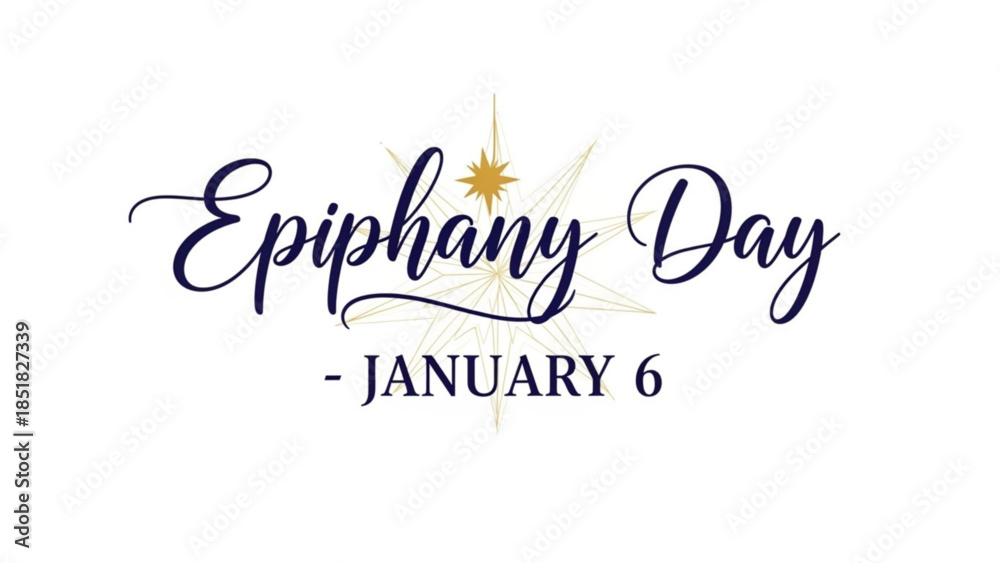 Fototapeta premium Epiphany Day: A serene, artistic image, crafted to evoke the spirit of Epiphany, a moment of reflection and celebration.