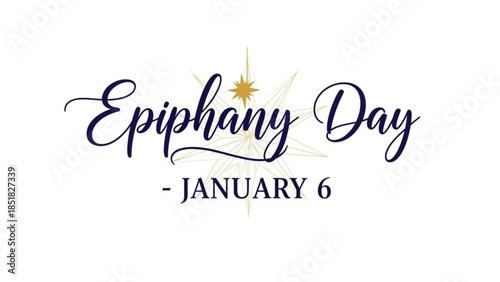Epiphany Day: A serene, artistic image, crafted to evoke the spirit of Epiphany, a moment of reflection and celebration.