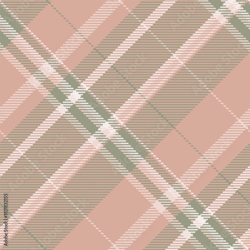 Teenager texture tartan background, 60s seamless check fabric. Clothing textile pattern vector plaid in light and pastel colors.