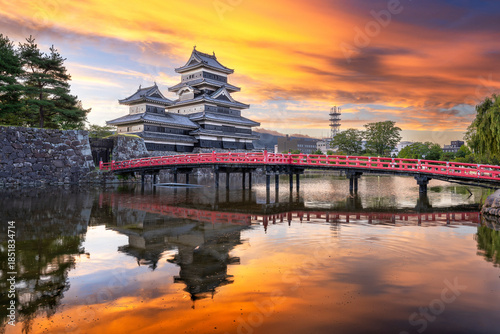 Quadro em tela The historic Matsumoto Castle in Matsumoto, Japan 2576