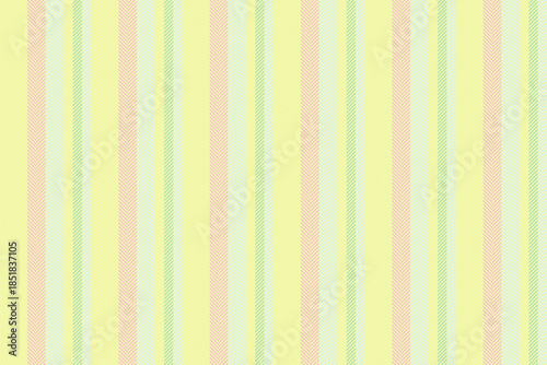 Fantasy seamless fabric pattern, purity vector textile texture. Scratched stripe background lines vertical in light and lime colors.