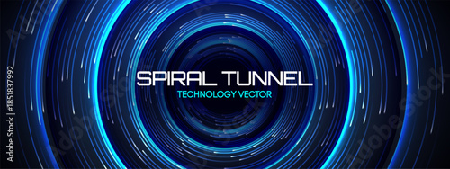 Pattern spiral tech with circular abstract line radial and background circle whirlpool. Sphere vector sparkle with orbit futuristic flow graphic and movement overlay arc. Path decoration vortex