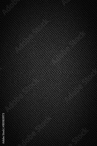 Wallpaper Mural Black fabric material background texture. Luxury dark canvas cloth with subtle fiber pattern. Torontodigital.ca