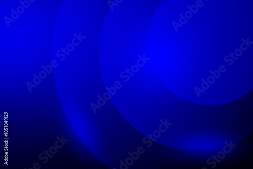 Deep cobalt blue abstract background with flowing vibrant light and dynamic curved radial shapes modern elegant wallpaper design
