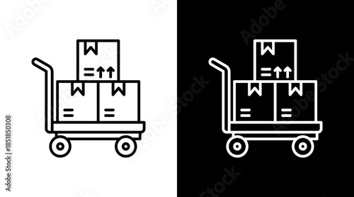 Hand Truck Icon