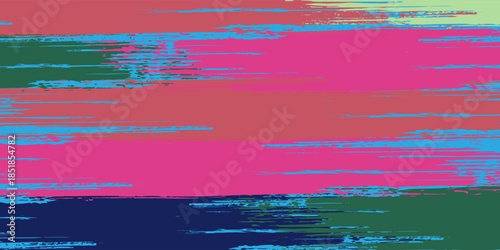 Modern grunge background with colorful brush strokes. Vector version. eps 10