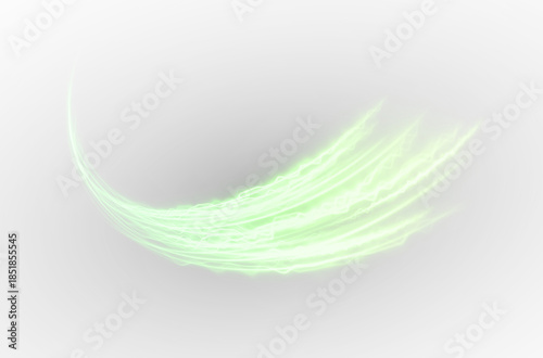 Electric flames curve hurricane glowing energy with lightning effect and flare. Dynamic vortex beam motion power in neon swirl with bright spark shine.