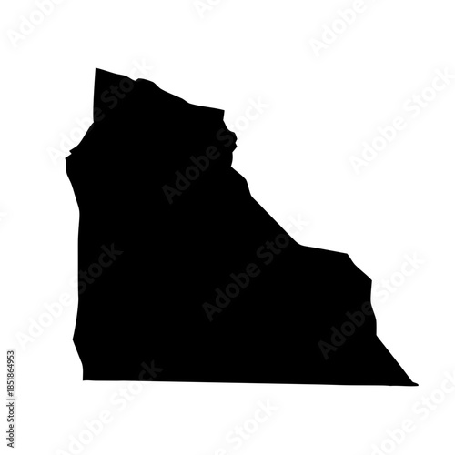 Silhouette of a country