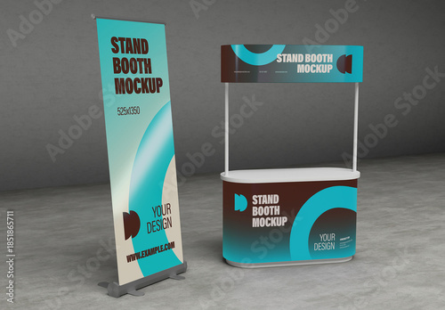 Event Display Stand Mockup