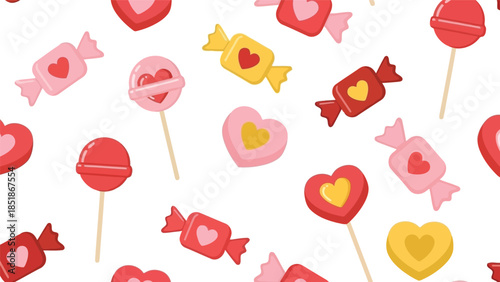 Colorful Candy Pattern for Sweet Treat Designs