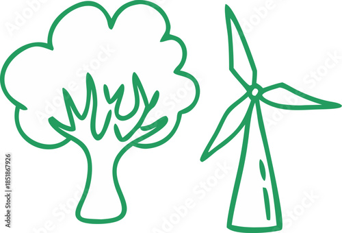 lovely nature element svg