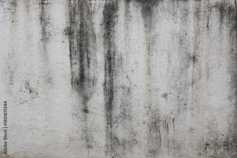 Obraz premium Old weathered cement wall with crack