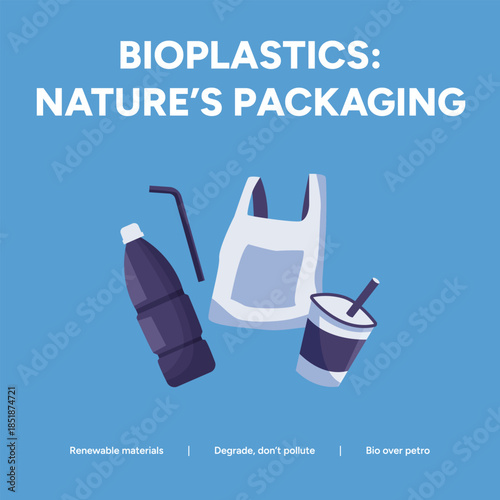Bioplastics natures packaging for sustainable solutions and ecofriendly alternatives