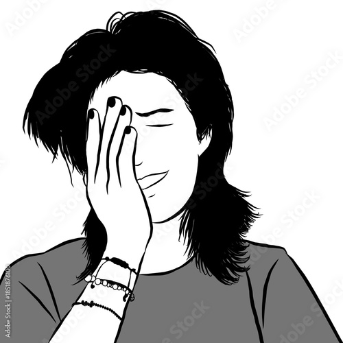 Frustrated Man Doing Facepalm Expression