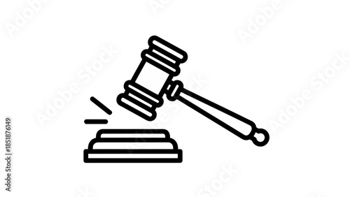 Justice Gavel Icon