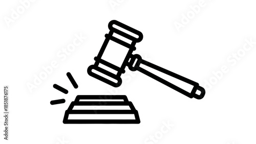 Justice Gavel Icon
