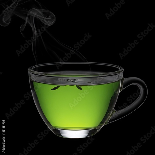 cup of tea with steam