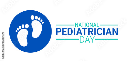 National Pediatrician Day background, banner, card or poster design template is observed every year during January, to raise awareness about the mission. Vector illustration.