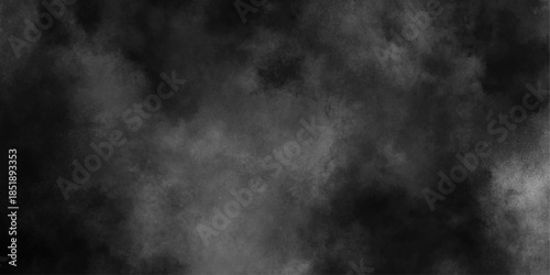 Abstract white and gray isolated cloud cumulus clouds. Gray aquarelle painted realistic fog or mist smoky textured canvas design. White and ash messy wall stucco texture background.